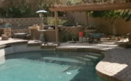 Paver Installation and Rustic Finish Natural Flagstone Patio Examples