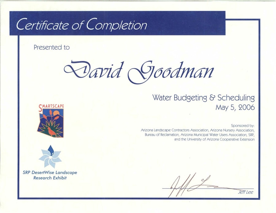 Water-Budgeting-Certificate
